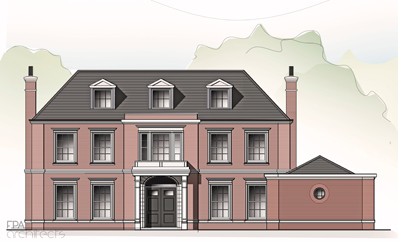 Planning approved new Georgian style house by FPA architects